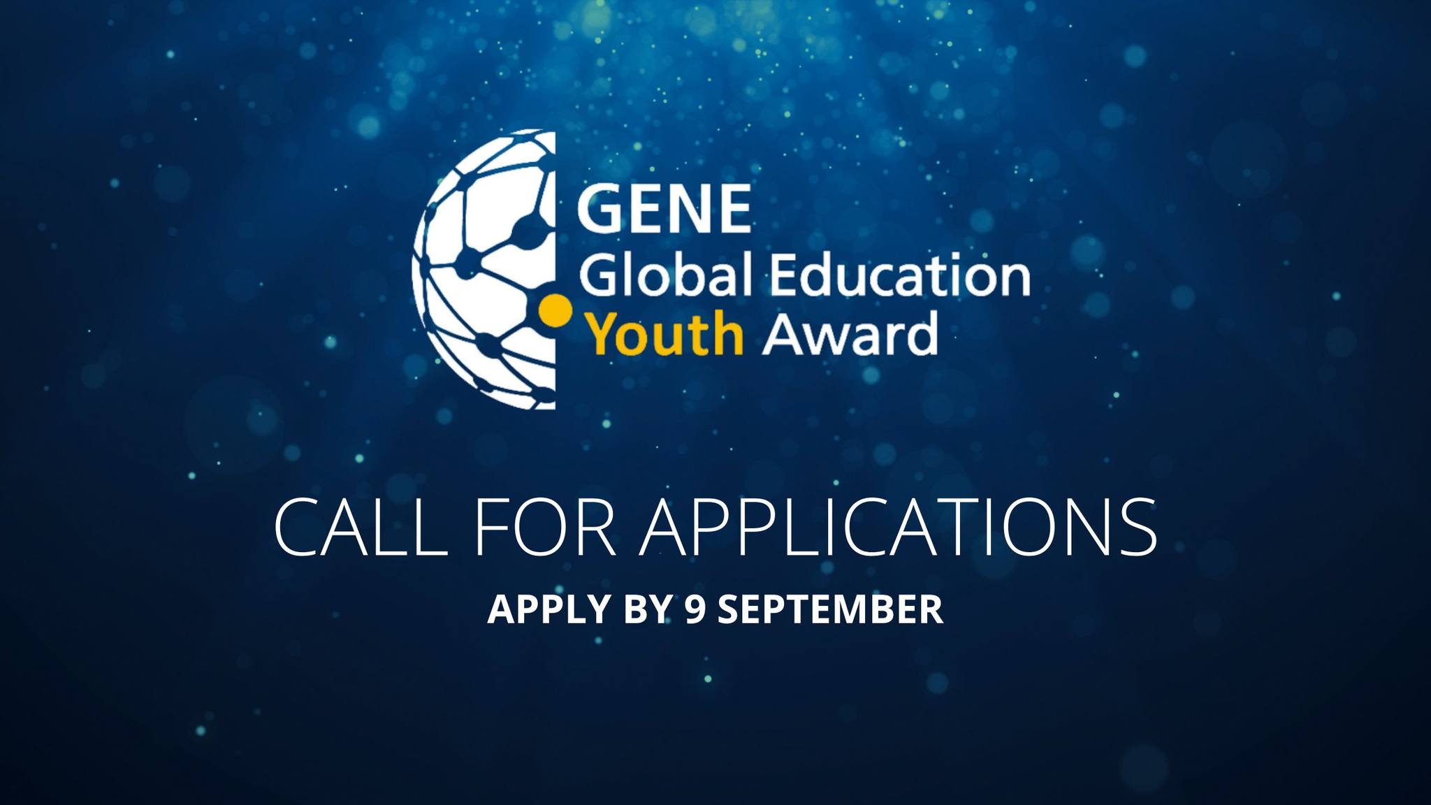 Otvoren poziv za GENE Global Education Youth Award 2024